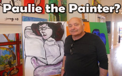 Burt Young the Painter! Plus Exclusive Photos of the Rocky Balboa Paintings!